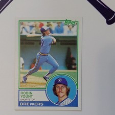 Topps 1983 Base Set #350 Robin Yount Milwaukee Brewers MLB Baseball