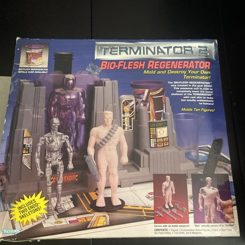 Terminator 2 Bio-Flesh Regenerator Juego De Colección 1991 Kenner Incompleto Ver Fotos - Imagen 13 de 16