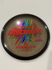 RARE Discraft 6x Claw Zone SS Paul McBeth Red On Black W/ Rainbow