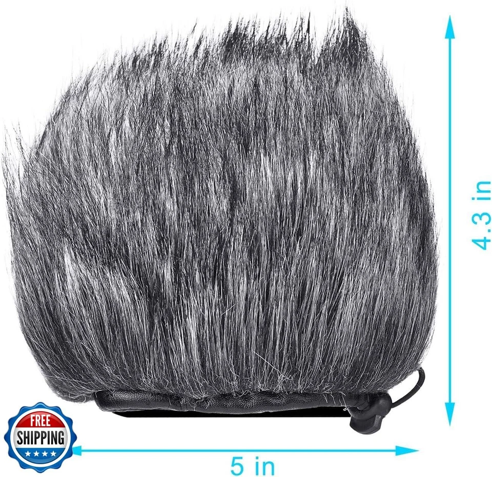 SUNMON H5, H6 Windscreen Microphone Wind Muff fits for Zoom H5 H6 Portable Ha - Image 3 of 4