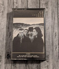 U2 - The Joshua Tree 1987 Cassette Tape Island Records 1980s Bono Edge Rock