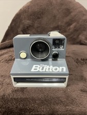 Polaroid Land Camera The Button Instant Photography Vintage 80s With Strap.