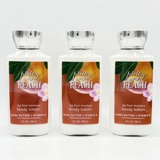 Bath  Body Works Pretty As A Peach 8oz Body Lotion Pack of 3