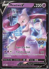 Carte promozionali Mewtwo V SWSH223 Holofoil SWSH: spada e scudo quasi nuove Pokemon