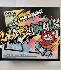 MiniGt LBWK Kuma Graffiti GT-R R35 type 2 LOOSE! Liberty Walk  MINI GT 1 of 5000