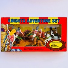 TIMPO Knights Adventure Set Vintage Figuren zerlegbar Ritter Mittelalter