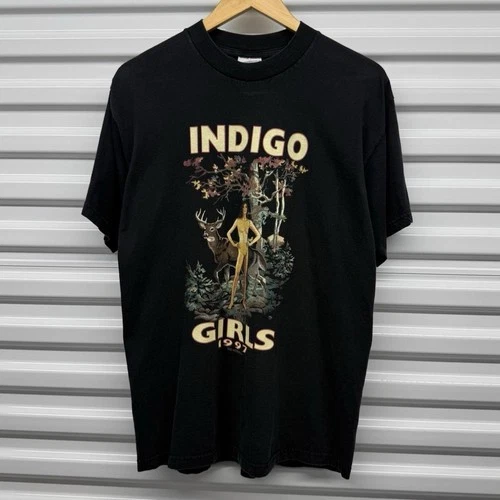 Indigo Girls Tour Music Concert T-Shirt Size L 1990s vintage concert t-shirt, vintage, single stitch, B+ condition