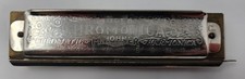 Vintage M. Hohner Super Chromonica 270 Harmonica Key of C Wood Comb Germany Made