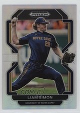 2022 Panini Prizm Draft Picks Silver Prizm Liam Simon #PDP166 0u66
