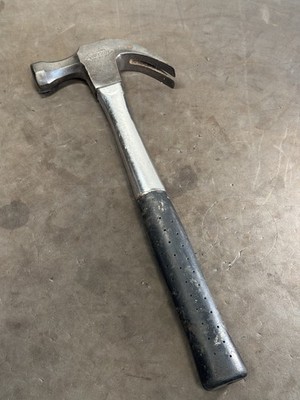 Vintage Stilletto Professional 20 oz Claw Hammer Steel Handle Rubber Grip