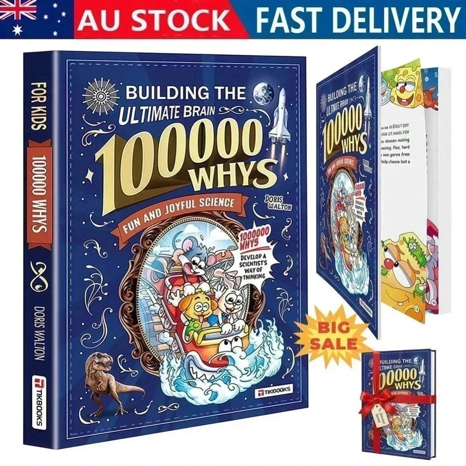 BUILDING THE ULTIMATE BRAIN 100000 WHYS Kids Book Extracurricular Reading 4
