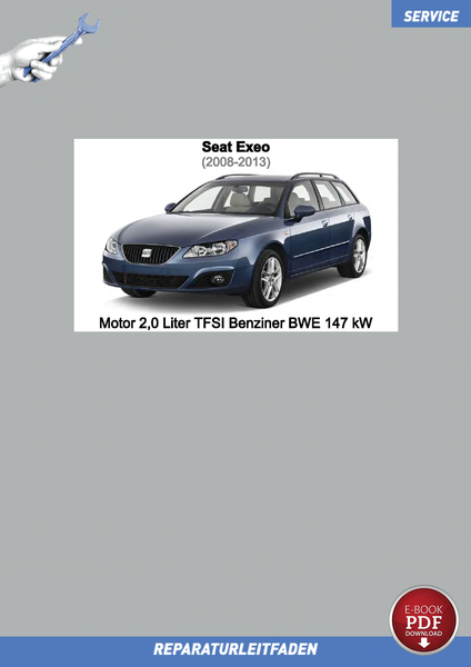 PDF Seat Exeo (2008-2013) Reparaturanleitung Motor 2,0 Liter Tfsi BWE 200 PS-image