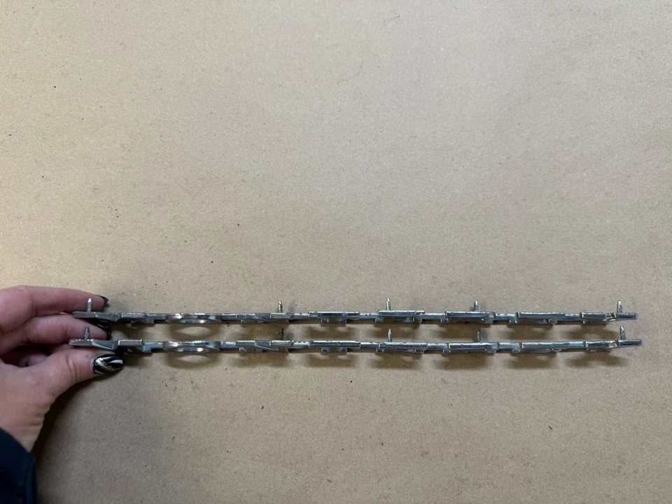 1965-1966 Mercury Monterey Quarter Panel Emblems Pair 65 66 - Image 3 of 4