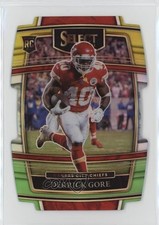 2021 Panini Select Concourse Green & Yellow Prizm Die-Cut Derrick Gore #84 0q1q