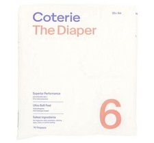 Coterie Diapers Size 6, 18 ct