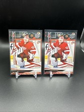 #308 VILLE HUSSO 2024-25 Upper Deck Series 2 DETROIT RED WINGS (2) Cards