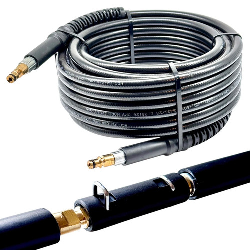 M&M Smartek Tuyau Haute Pression Compatible Kärcher K2 à K7 - Remplacement 2.641-721.0 / 6.391.794.0 Avec Quick Connect