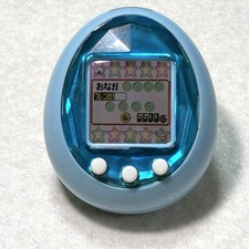 Bandai Tamagotchi iD blue Color LCD Virtual Pet Japan Version Tested Working　あお image