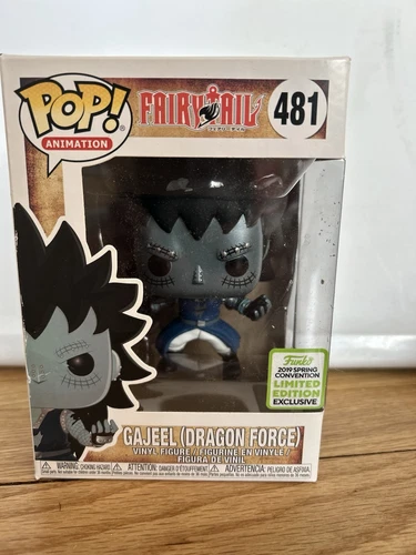 Funko Pop! Animation Fairytail Gajeel Dragon Force 2019 Spring Convention