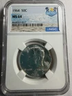 1964 Kennedy Half Dollar NGC Graded MS64