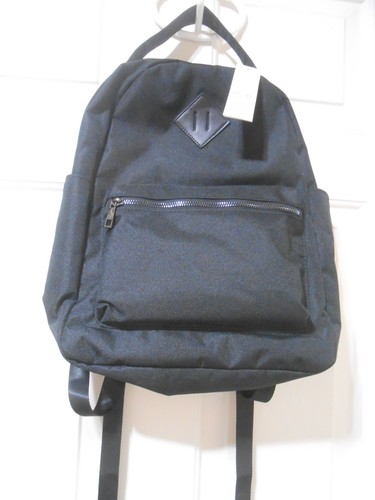 Neu mit Etikett No Boundaries Damen Canvas Kuppel Rucksack - schwarz - 16" Höhe Taschen 👩 - Bild 1 von 9