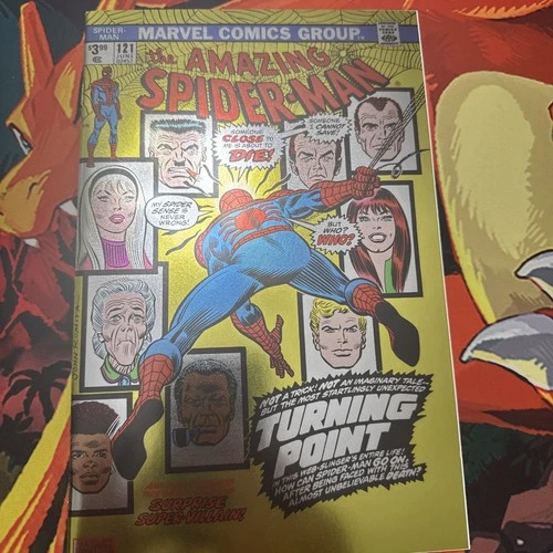 AMAZING SPIDER-MAN 121 🔑 FACSIMILE FOIL EXCLSUIVE 2023 EDITION MARVEL COMICS