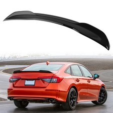 Gloss Black High Kick Trunk Spoiler Wing For 2022-2026 Honda Civic Sedan M Style Gloss Black High Kick Trunk Spoiler Wing For 2022-2026 Honda Civic Sedan M Style