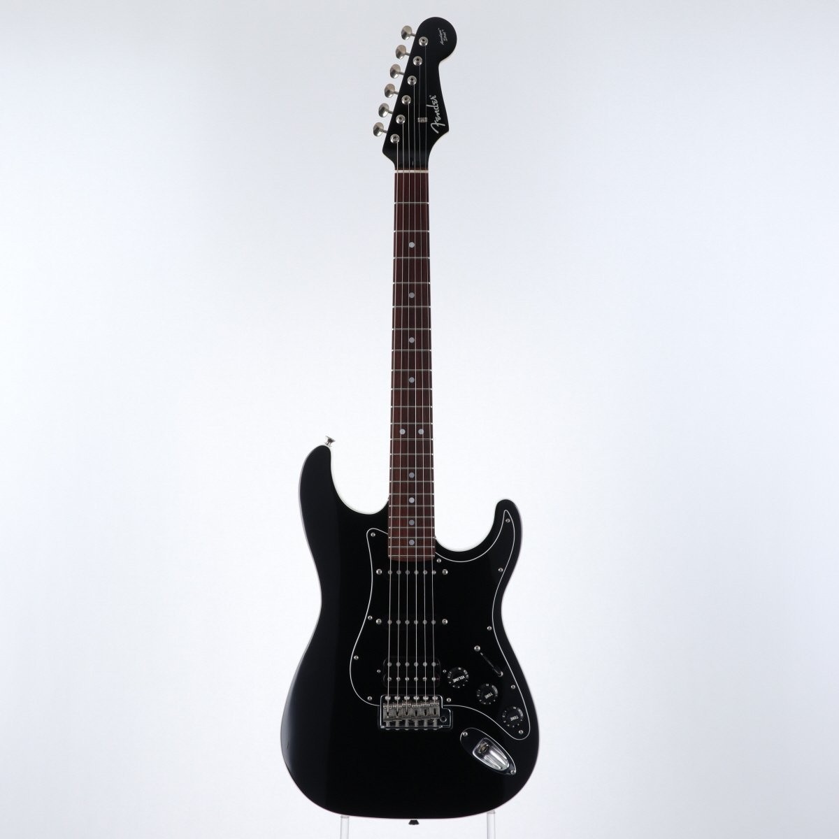 ギター Fender Japan AERODYN MED SCAL HSS BLK 2017 Fender Aerodyne HSS Medium Scale 24 3/4