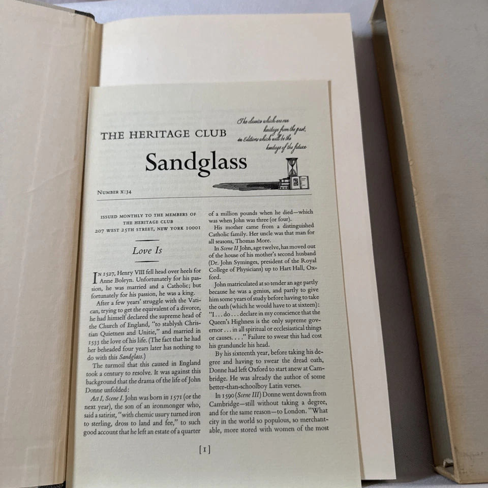 1970 Heritage Press - The Poems Of John Donne HC/Slip Cover Foto 3 de 4