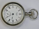 Big Running 1890 Waltham 18s 15j Gr. 25 Mod 1883 Adjusted Frosted Pocket Watch