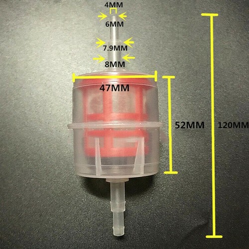 2pcs In line Diesel Fuel Filter for High Performance Car and Motorcycle Engines - Picture 8 of 11