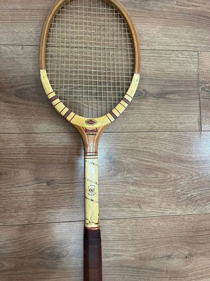 Racchetta da Tennis Maxima Torneo Vintage legno - Immagine 4 di 4