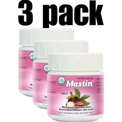 3x Mastin 100 Pillen Kräuter Gewürze Extrakt Natur Bio Reine Kräutergesundheit