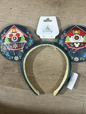 NEW🌟Disney Epcot World Showcase Germany Black Forest Mickey Ears Headband Hat