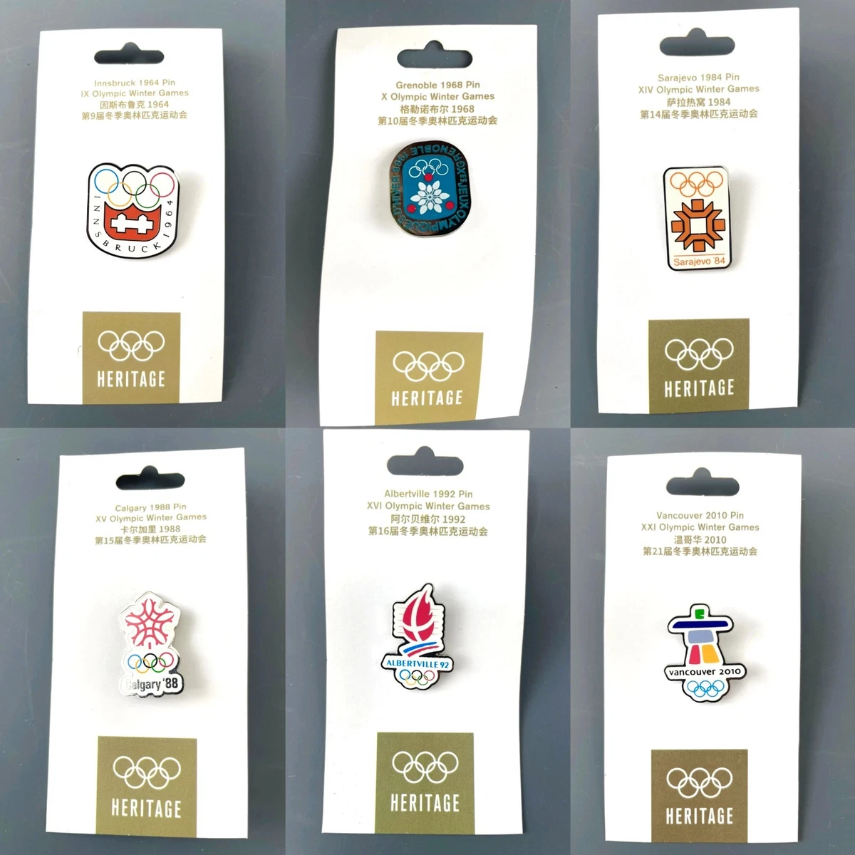 Pin's Folies - Badge Jeux Olympiques Albertville 1992 - Bisanne Vilard / Doron