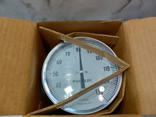 Weksler  Bimetallic 0-130°F Self-Indicating Thermometer Made In USA