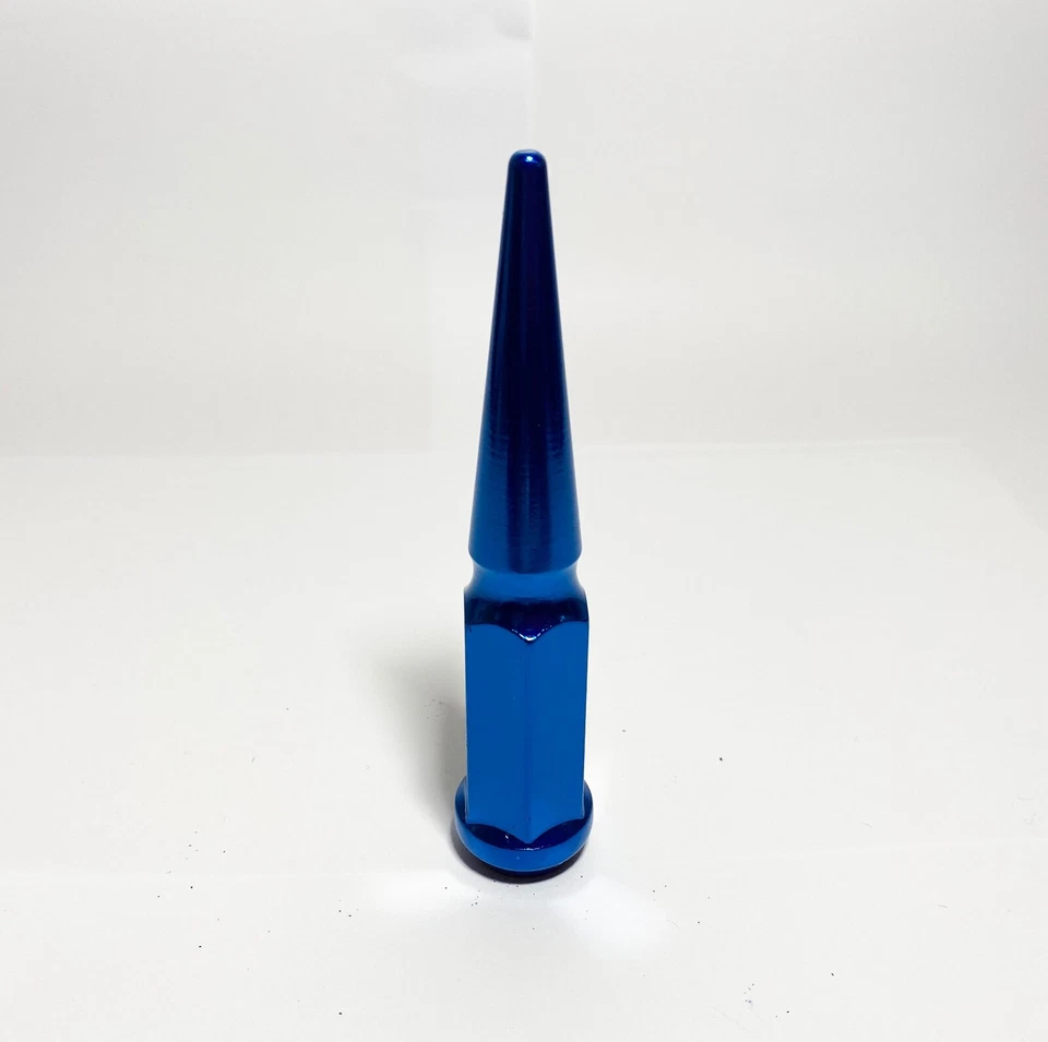 FIT FORD EXPEDITION F150 2015-19 4.5'' SPIKE LUG NUT CONE SEAT 14x1.5 BLUE 24PC - Image 4 of 4