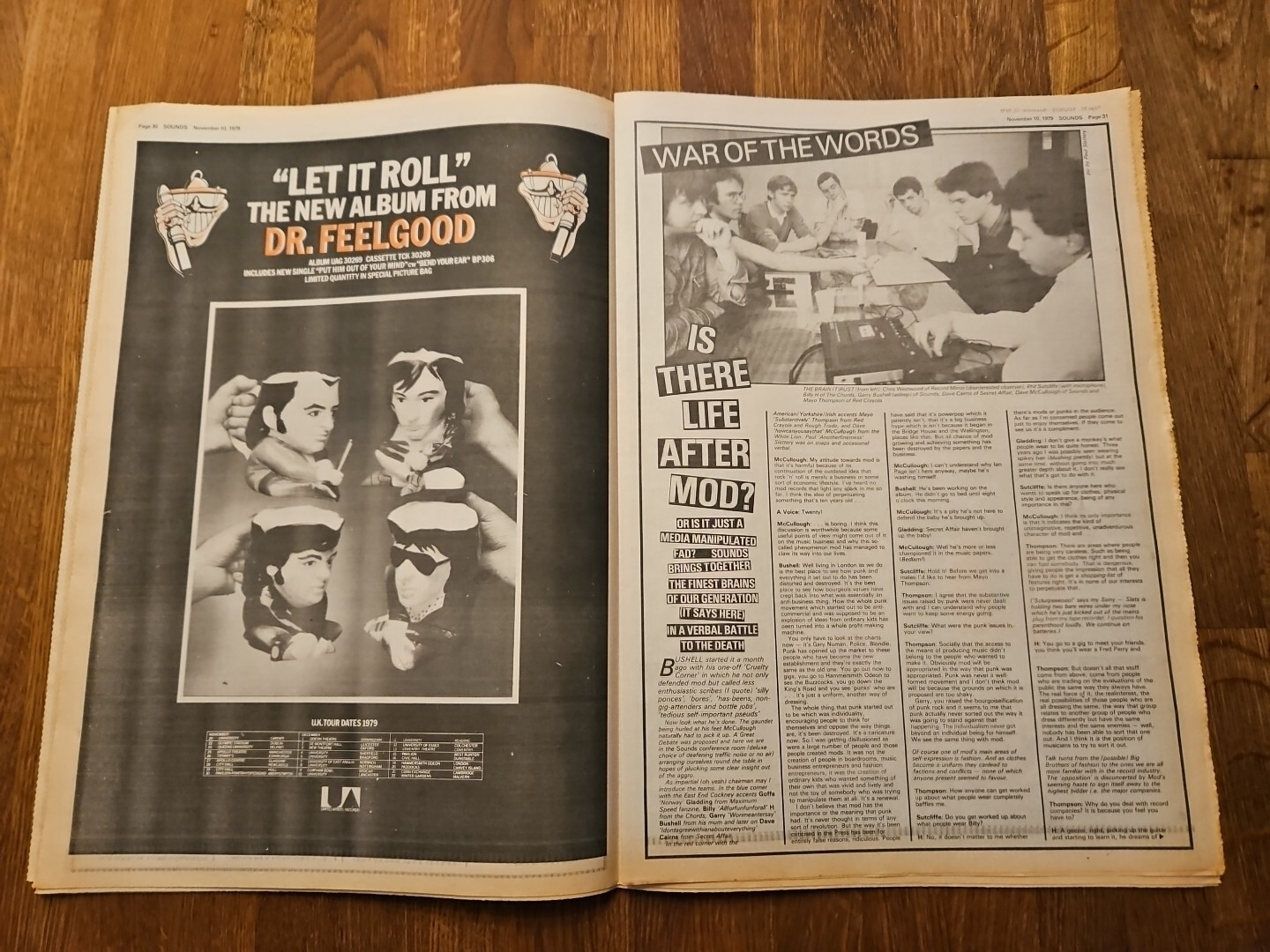 Sounds Music Newspaper November 10th 1979, MODS Vs. The World Cover eBay