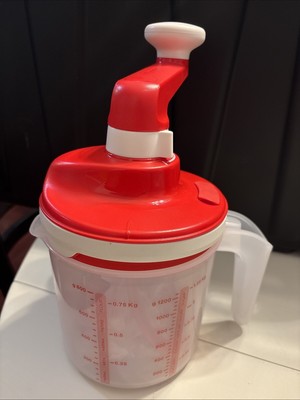 TUPPERWARE EZ SPEEDY WHIP N MIX CHEF MIXER BOWL 5.5 Cups 1.3L