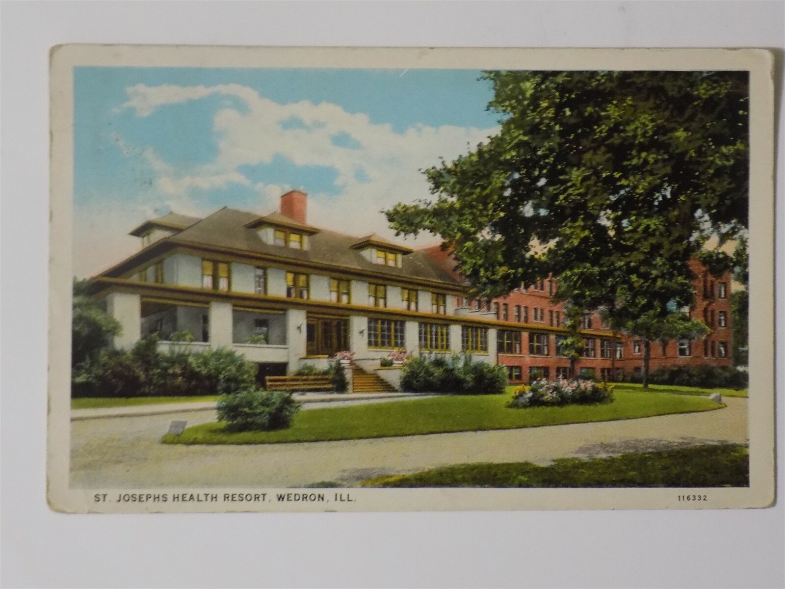 Wedron, Illinois IL St. Joseph's Health Resort 1924 eBay