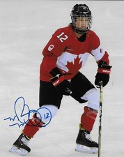 Signed Meaghan Mikkelson Team Canada 2014 Sochi Olympics Womens Hockey 8x10 #1