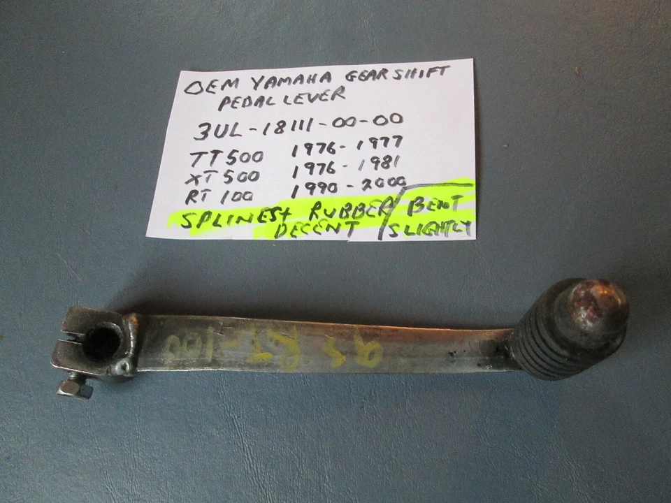 OEM YAMAHA TT500 / XT500 / RT100 palanca de pedal de cambio de marchas 3UL-18111-00-00 Foto 3 de 4