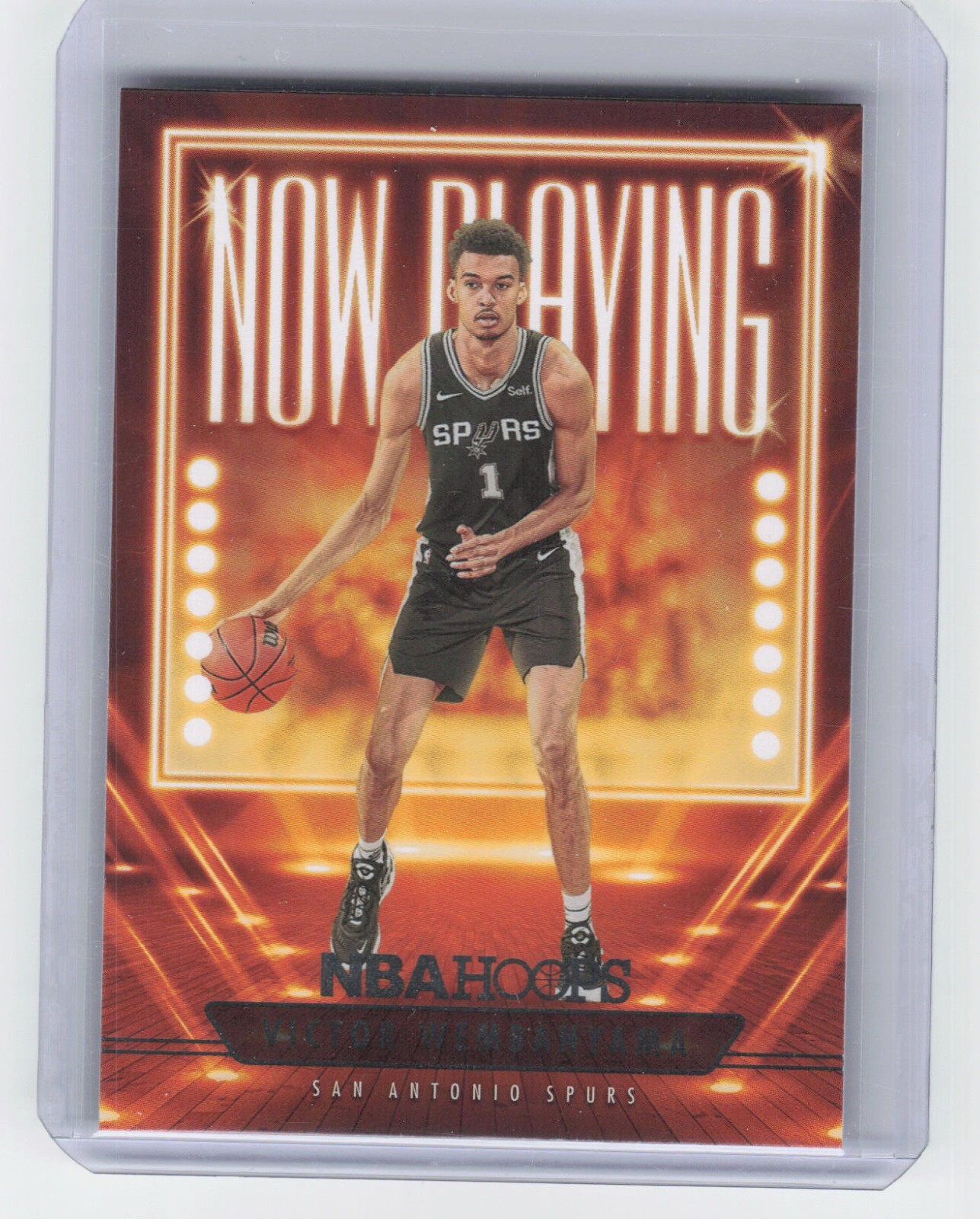 2023-24 Panini NBA Hoops Victor Wembanyama #26 Now Playing Rookie RC Spurs