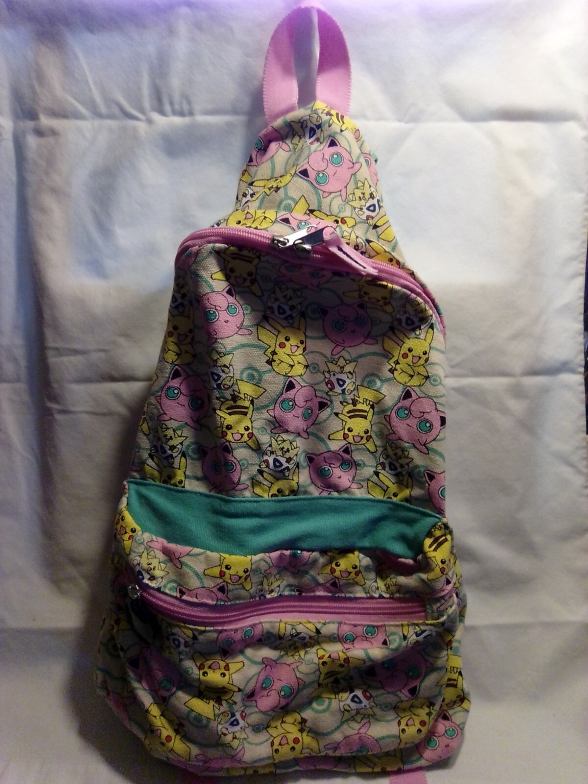 Vintage 90s Pokemon Plush Pikachu Backpack Nintendo