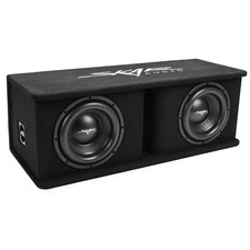 NEW SKAR AUDIO SDR-2X10D4 DUAL 10" 2400 WATT LOADED PORTED SUBWOOFER ENCLOSURE