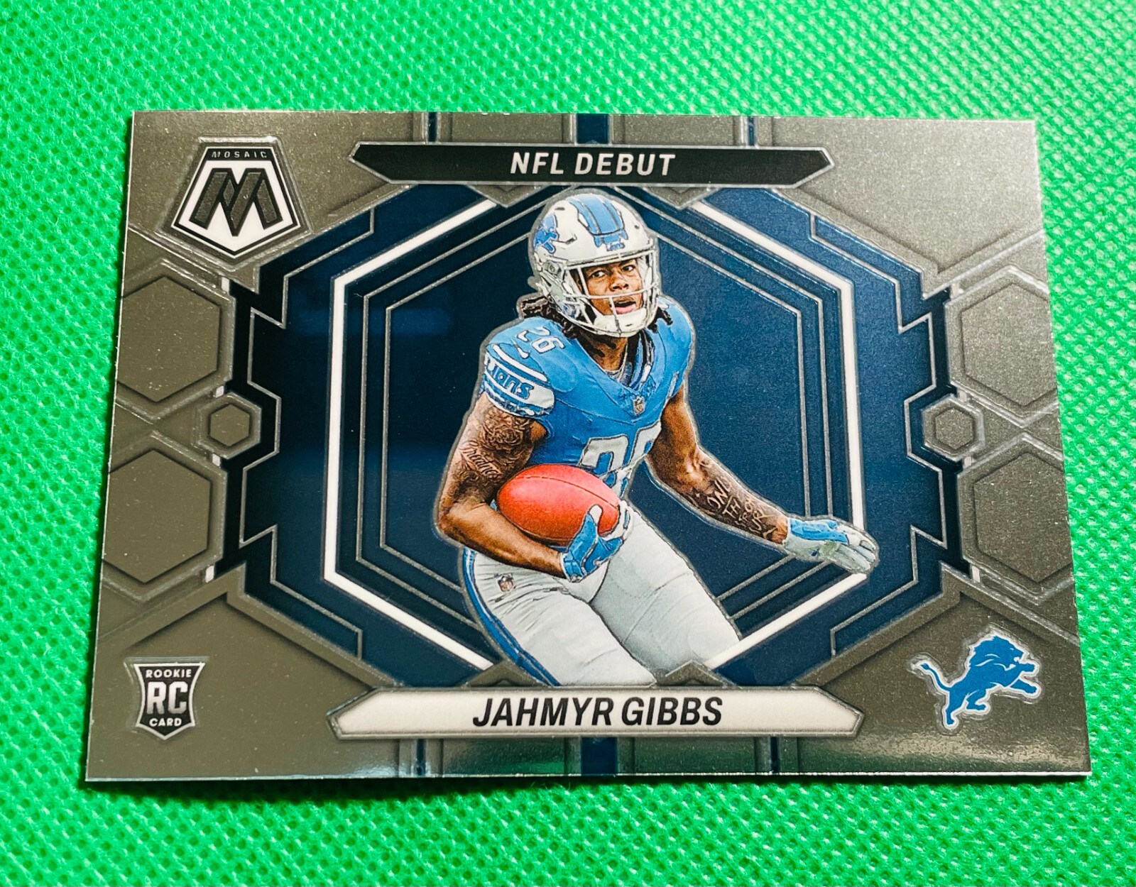 2023 Panini Mosaic Jahmyr Gibbs Nfl Debut Rc ND-10