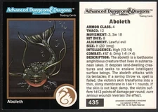 1991 TSR AD&D Gold Border RPG Fantasy Art Card 435 Dungeons & Dragons ~ Monster