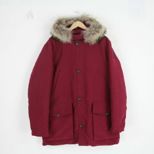 ジャケット・アウター 90s Marlboro nylon jacket mountain parka Vintage 90s MARLBORO Country Store Parka Jacket Large Red VTG