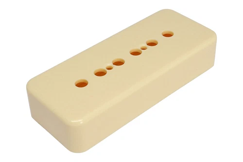 Plastic P90 Soapbar Soap bar Guitar Pickup Cover 50mm - Cream