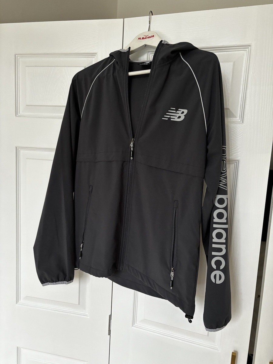 New Balance Mens Core Hooded Running Jacket UK